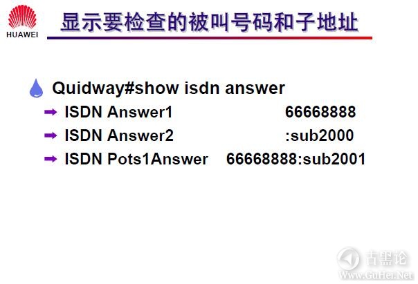 网络工程师之路_第十二章|DDR、ISDN配置 44-显示要检查的被叫号码和子地址.jpg