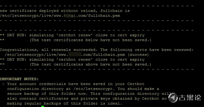 获取 Certbot 的SSL证书并自动续期 Img-4.jpg